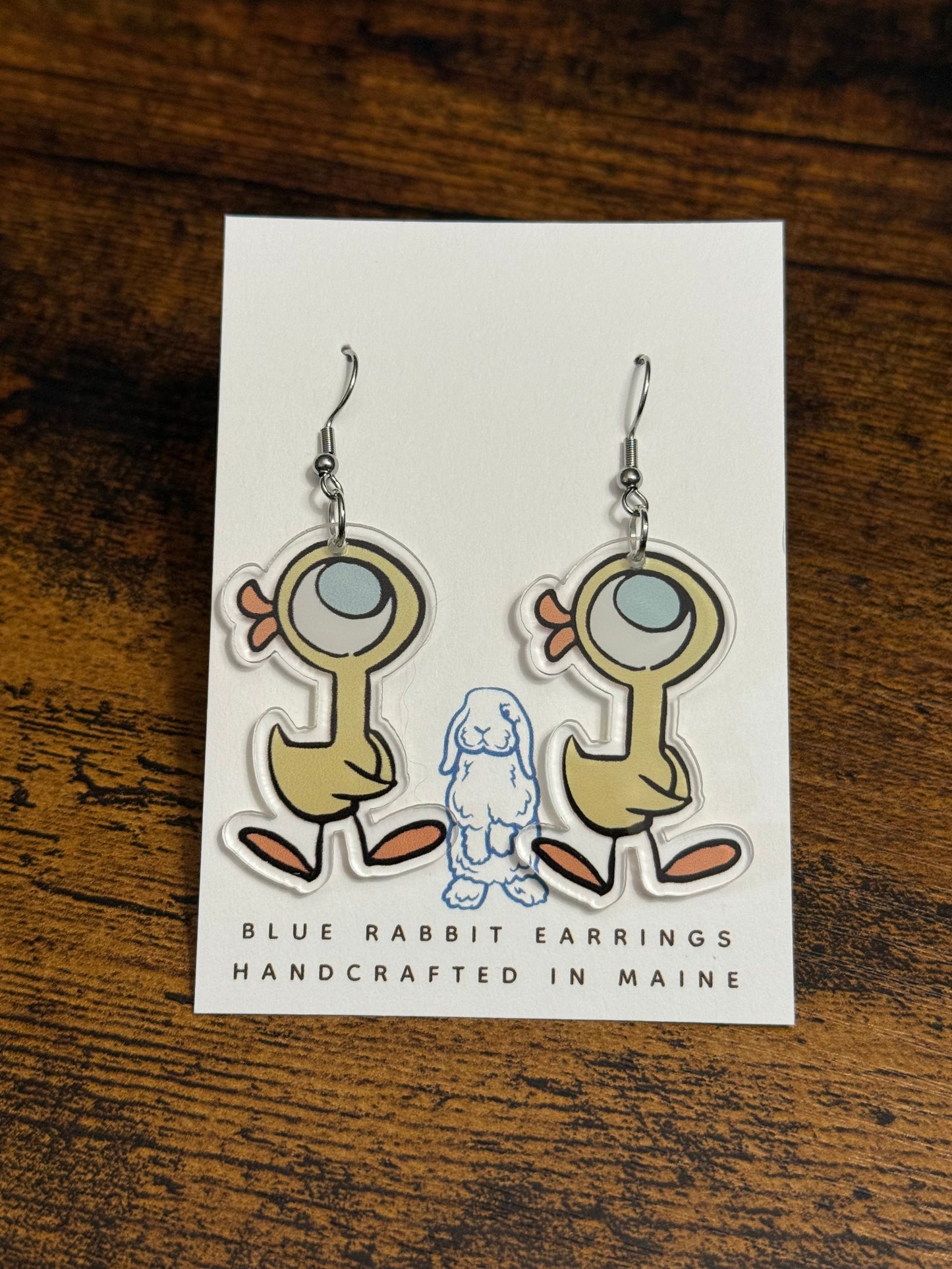 Acrylic Duckling Earrings