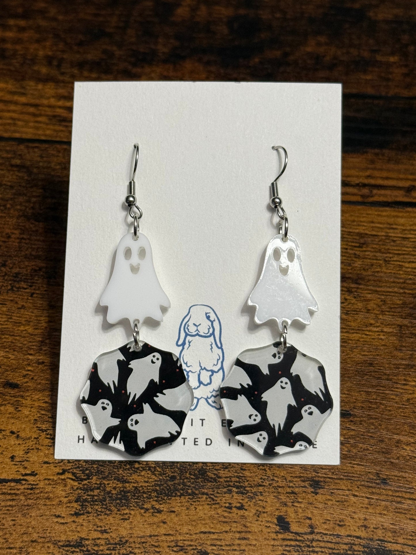 Acrylic Ghost Earrings