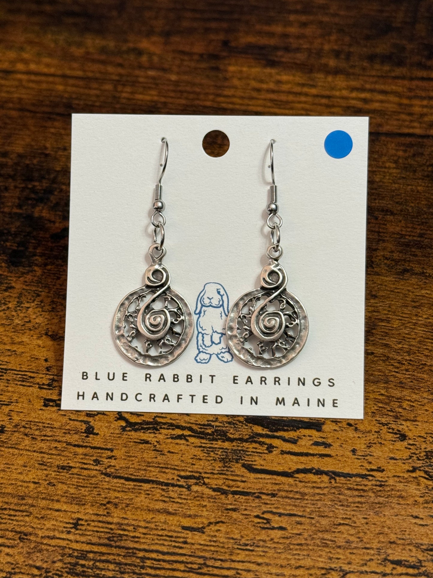 Antique Silver Charm Earrings