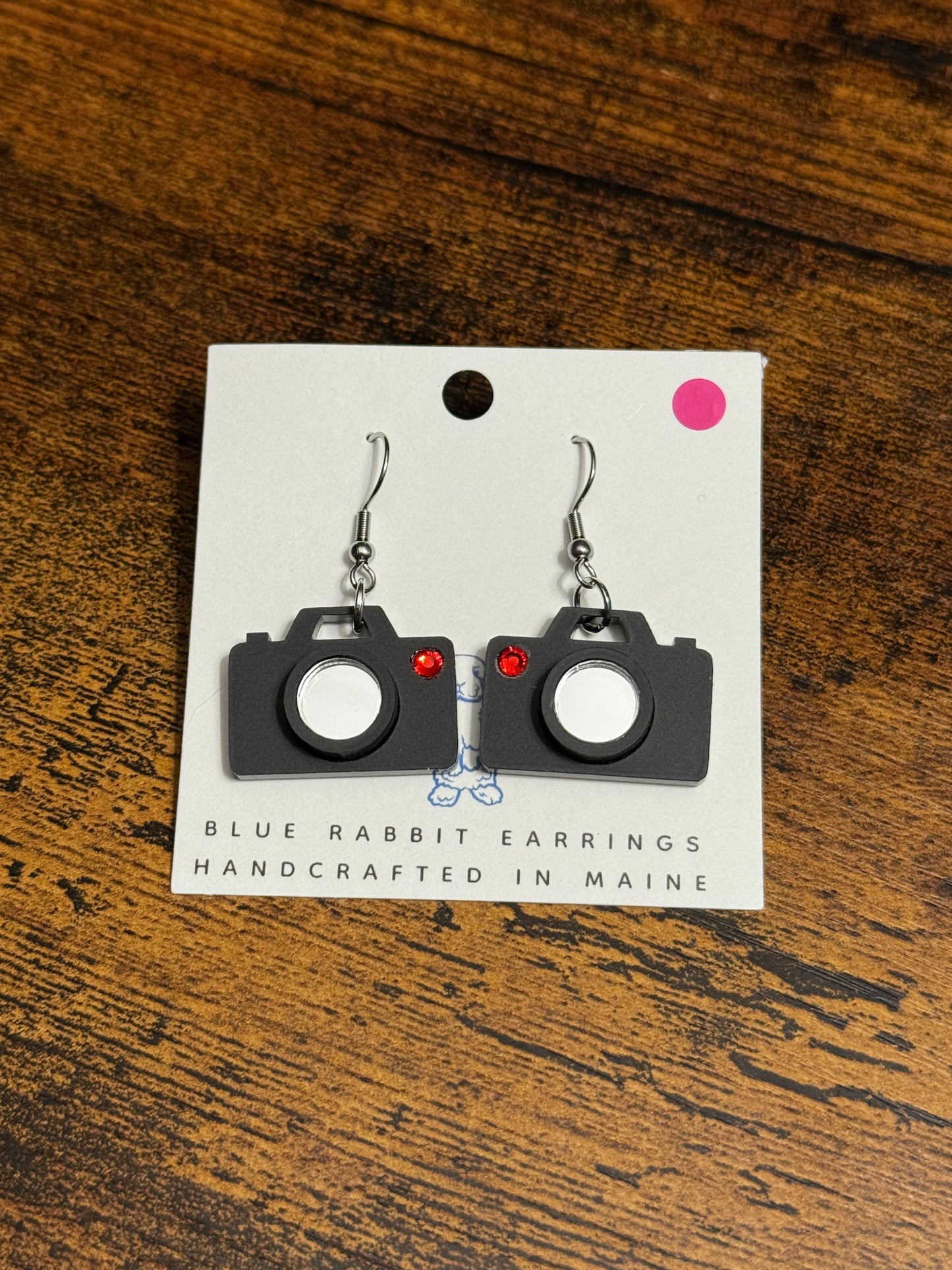 Acrylic Camera Earrings