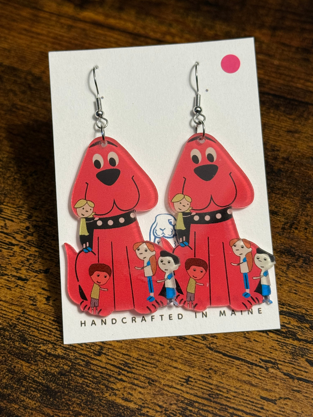 Acrylic Clifford Earrings