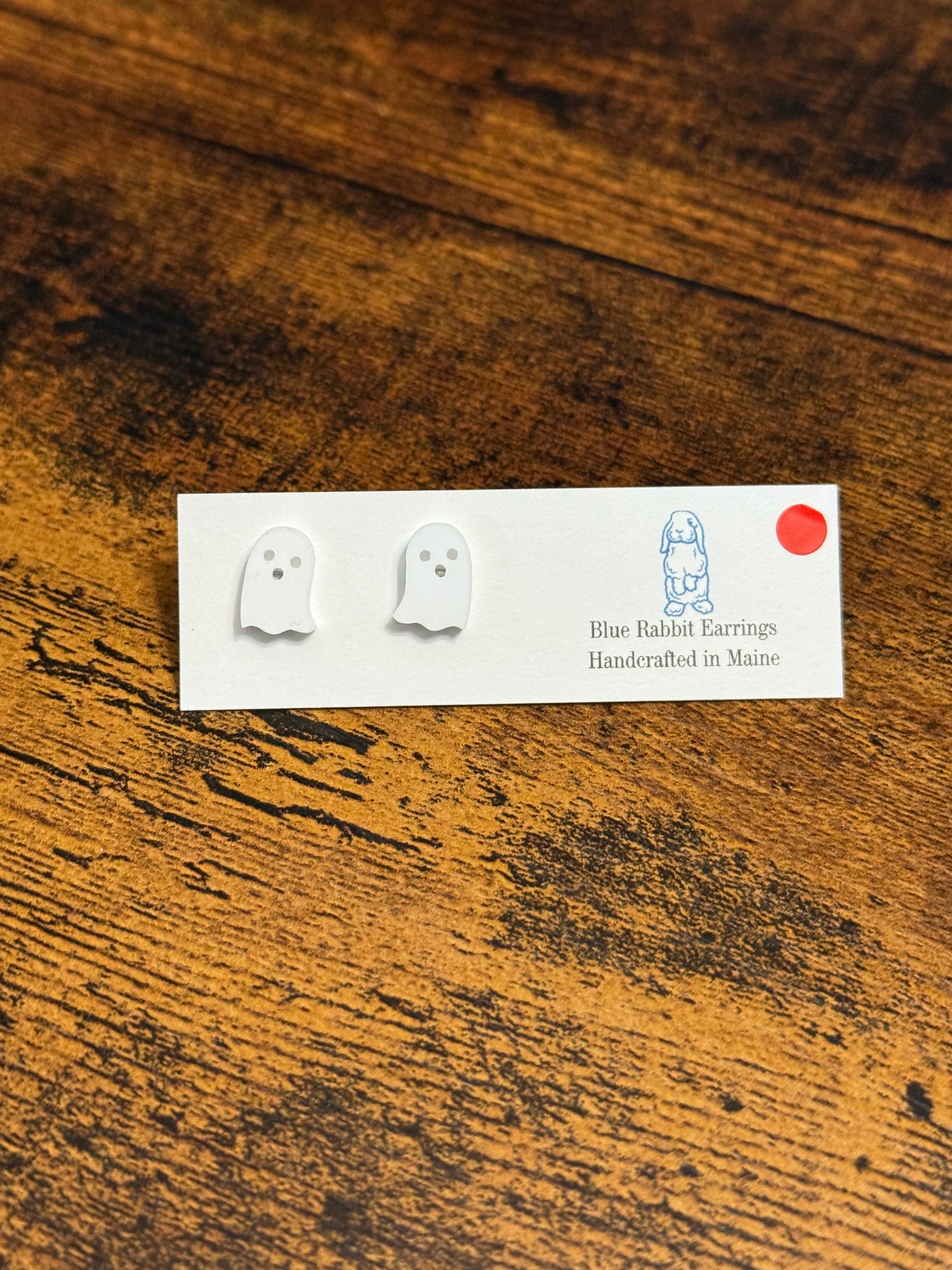 Acrylic Ghost Studs