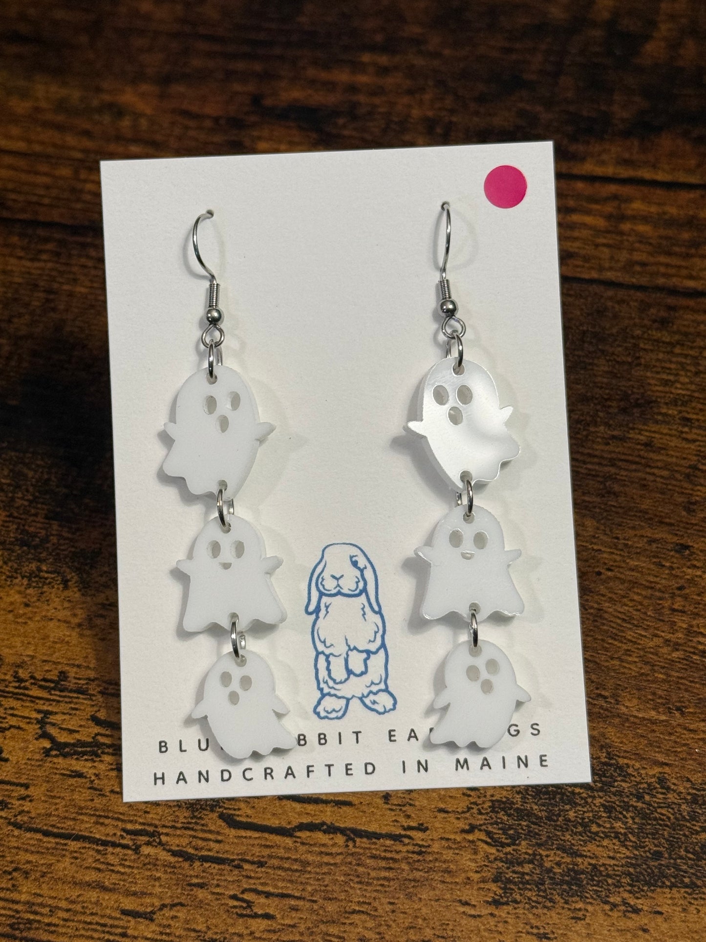 Acrylic Ghost Earrings
