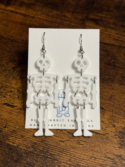 Acrylic Skeleton Earrings