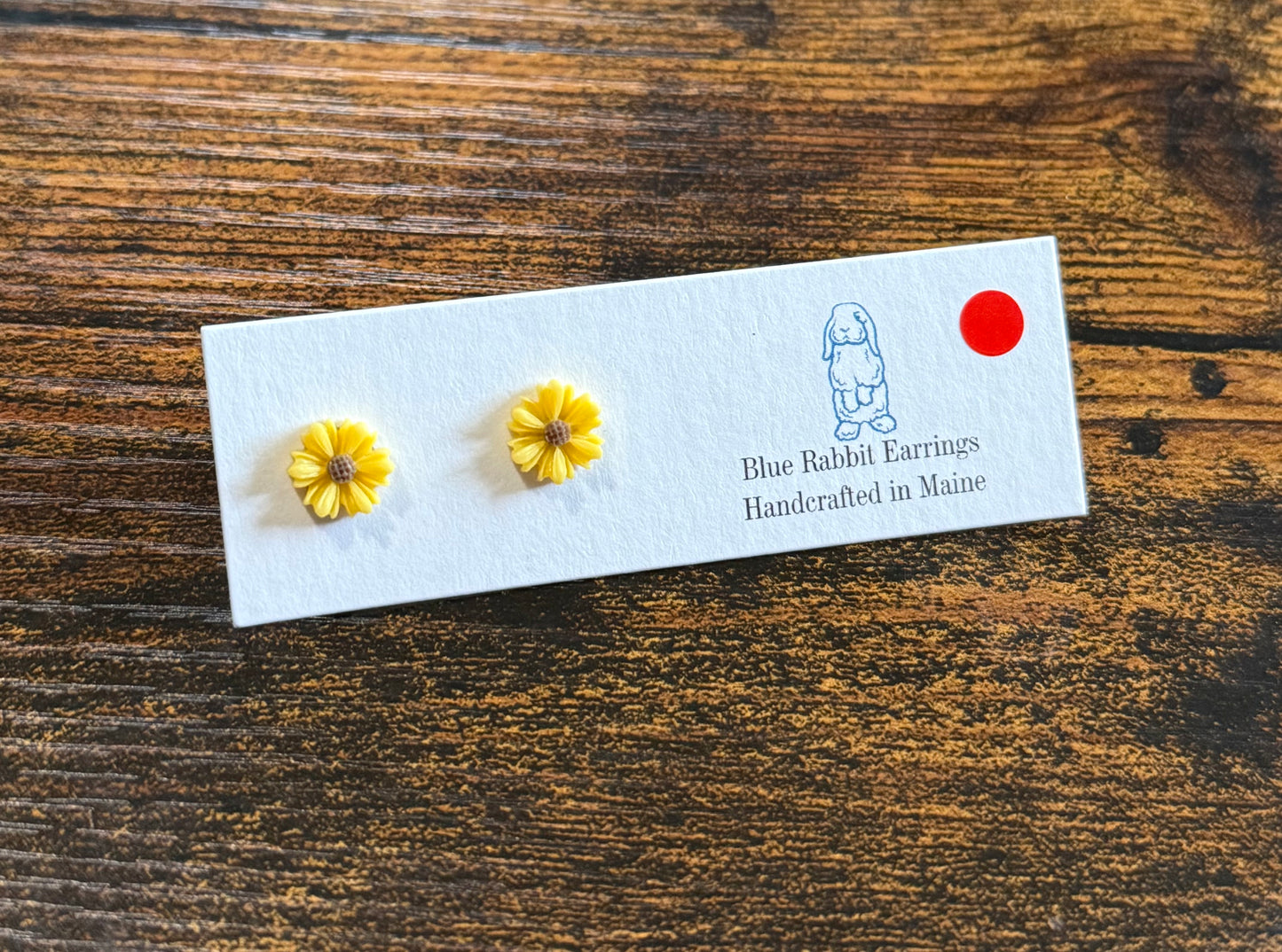 Yellow Daisy Studs