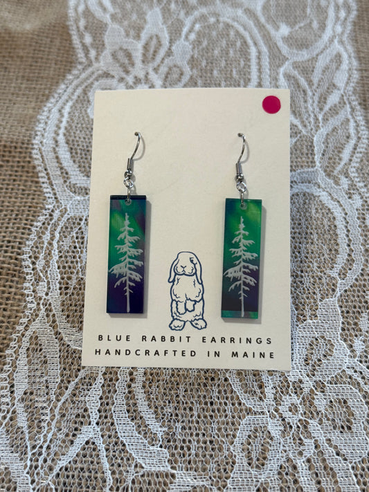Acrylic Northern Lights Earrings
