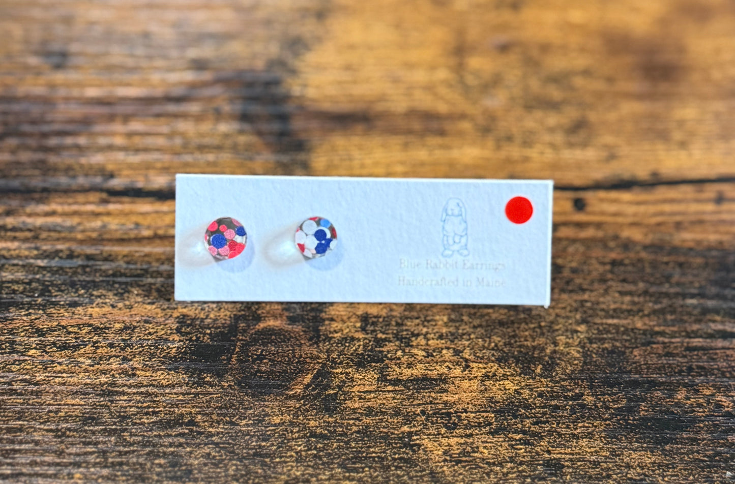 Acrylic Patriotic Studs