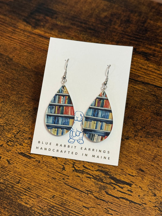 Acrylic Bookshelf Earrings