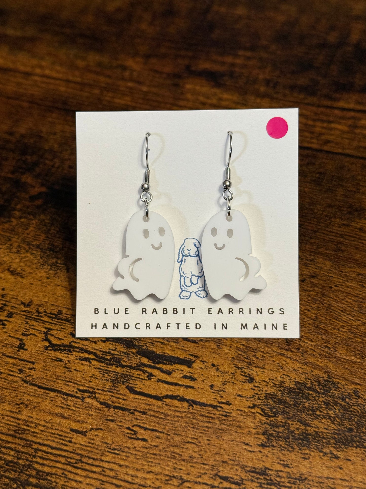 Acrylic Booty Ghost Earrings