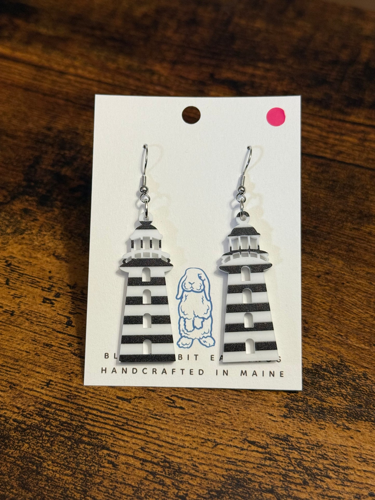 Acrylic Lighthouse Earrings