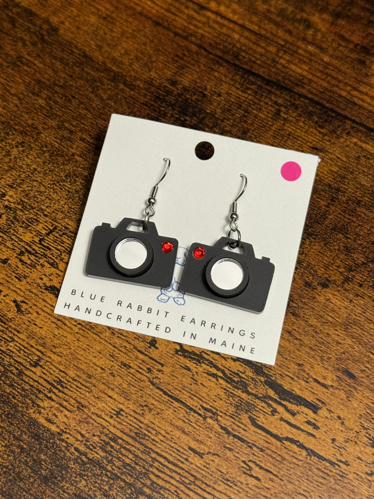 Acrylic Camera Earrings