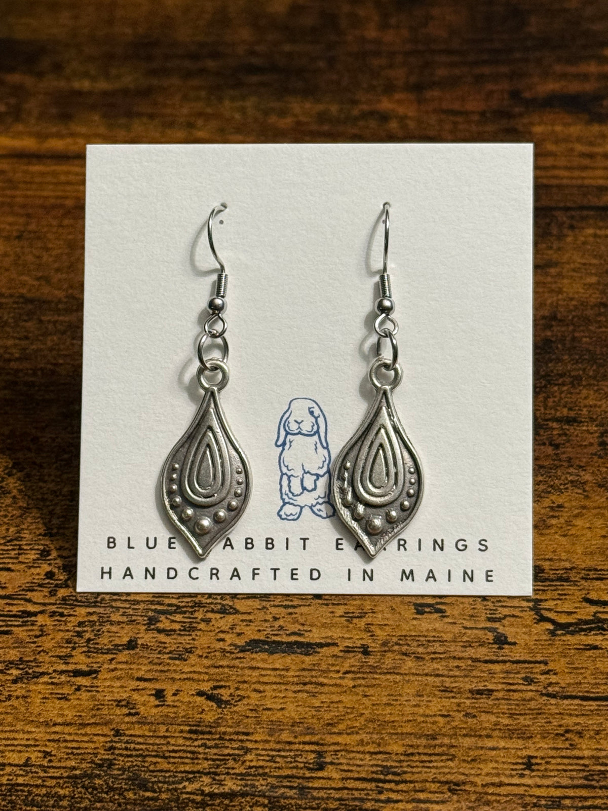 Antique Silver Charm Earrings