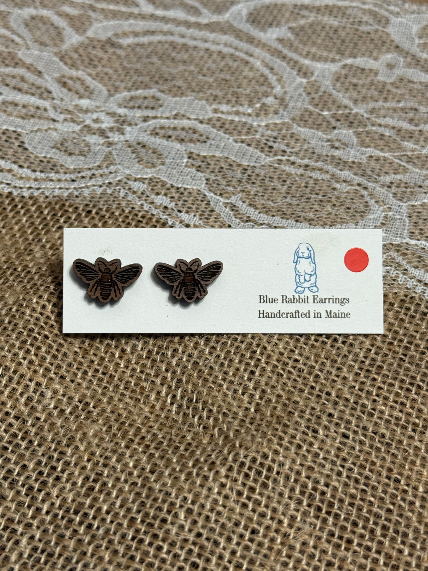 Walnut Bee Studs