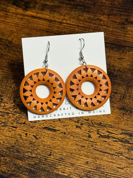 Pecan Wooden Hoops