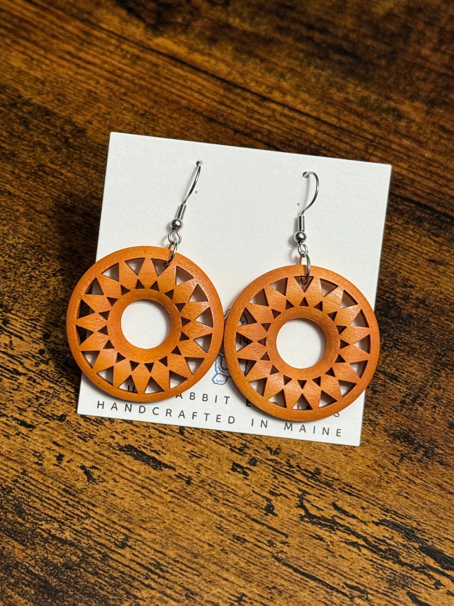 Pecan Wooden Hoops
