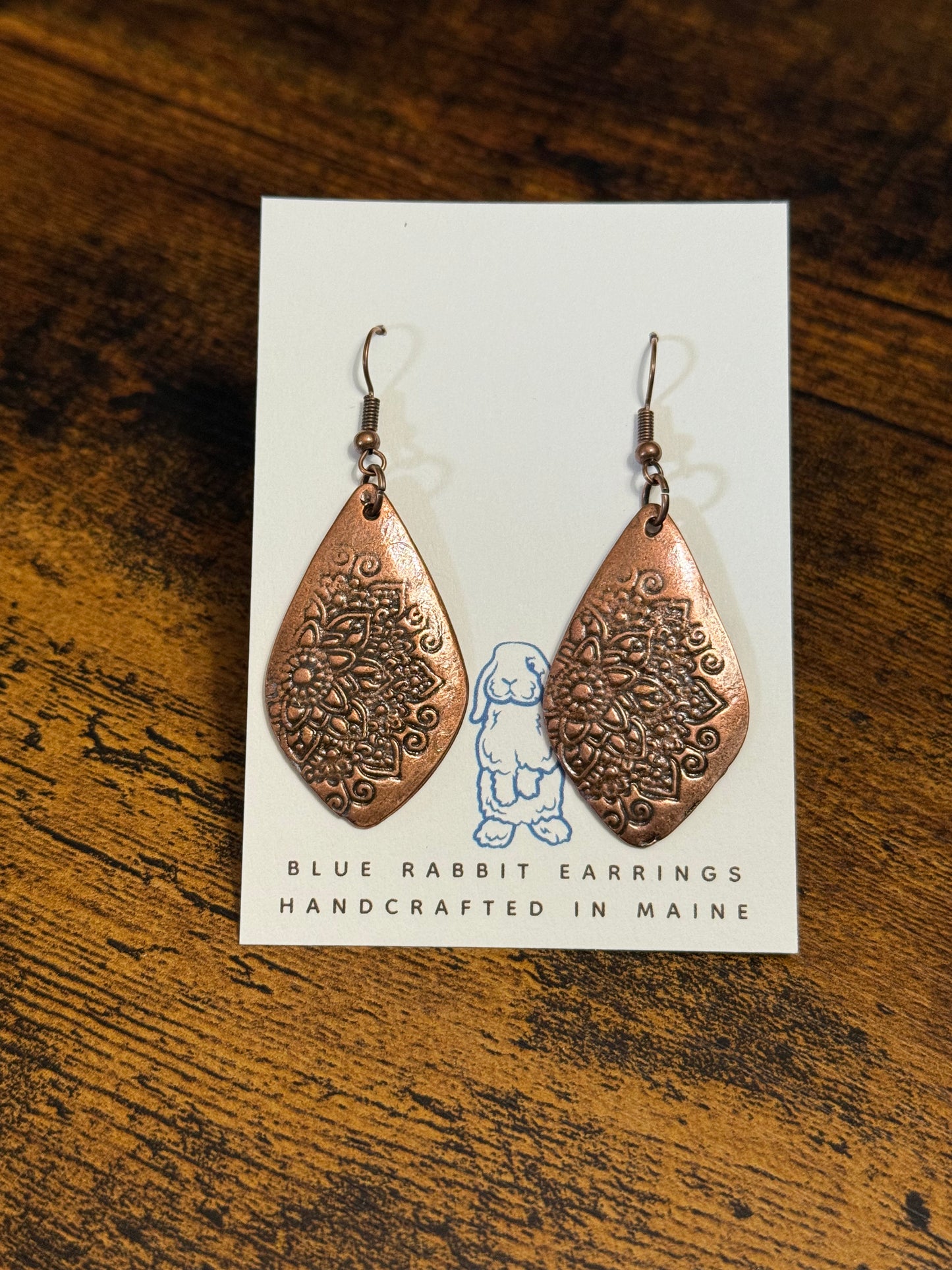 Antique Copper Earrings