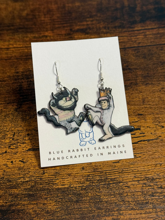 Acrylic Prince & Monster Earrings