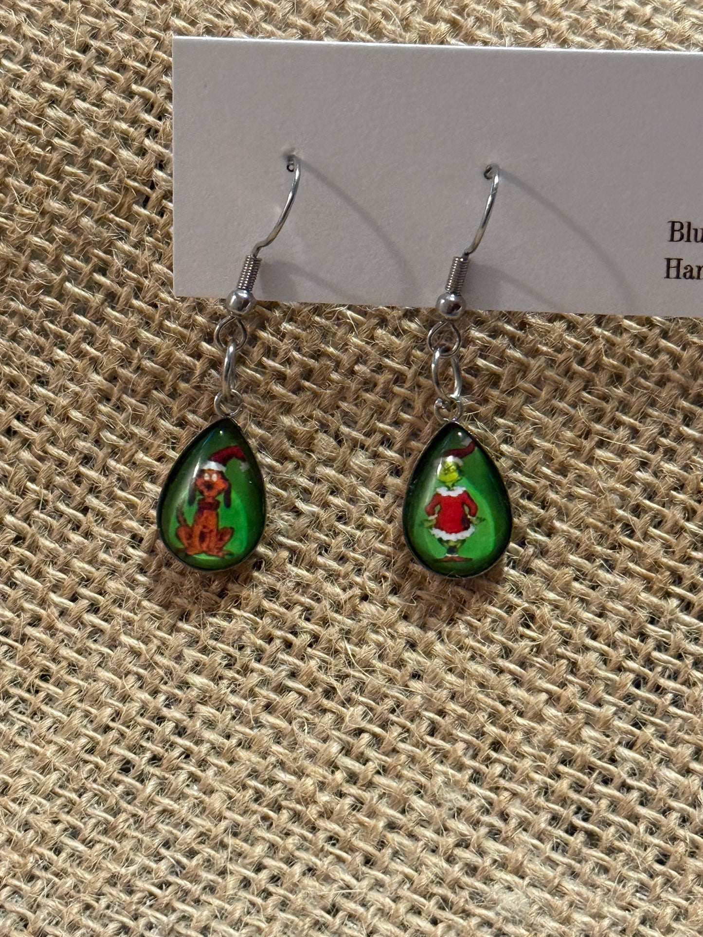 Max & Grinch Teardrop Dangles