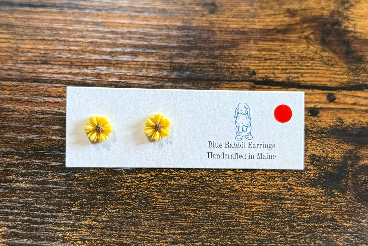 Yellow Daisy Studs