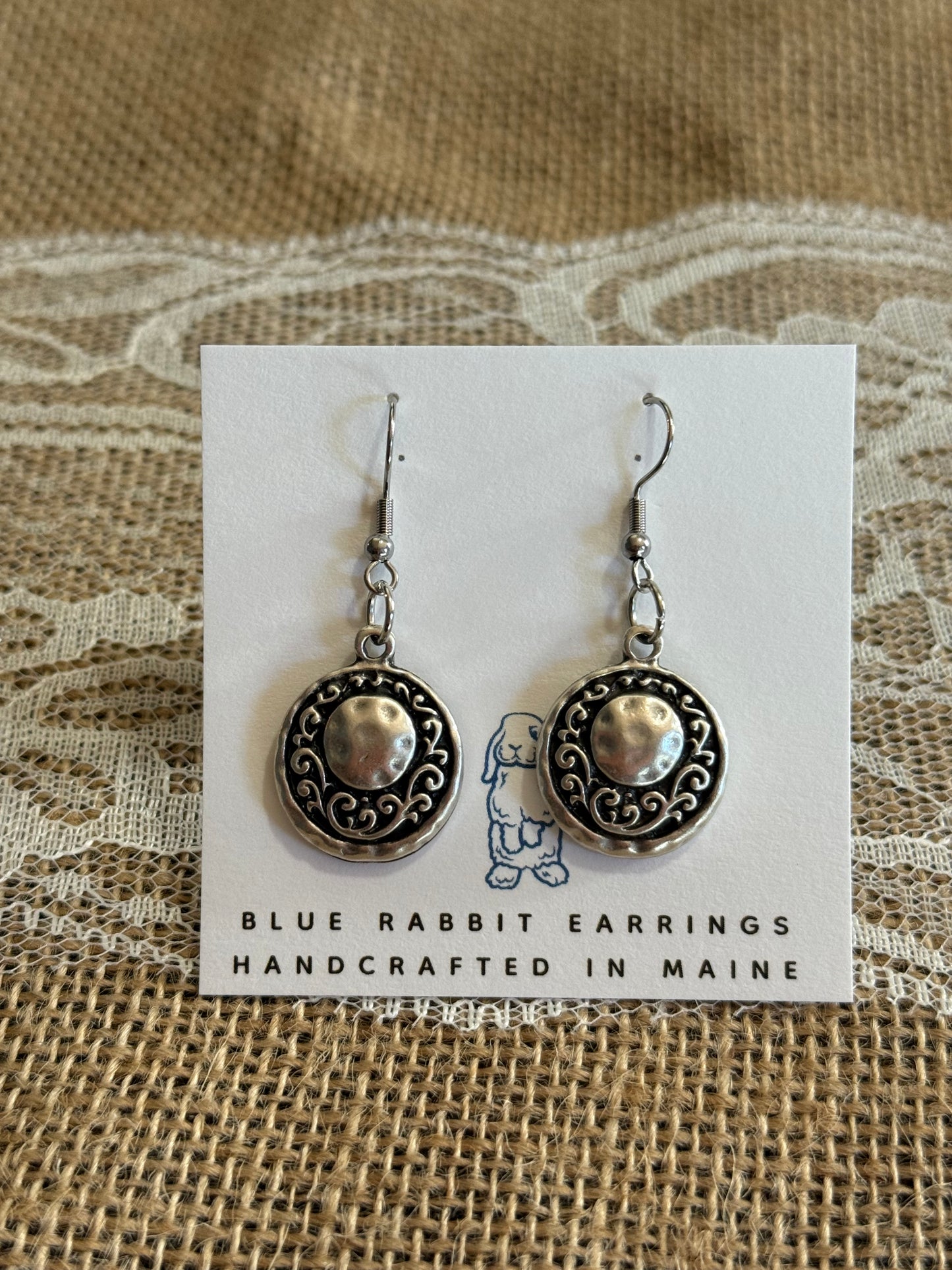 Antique Silver Earrings