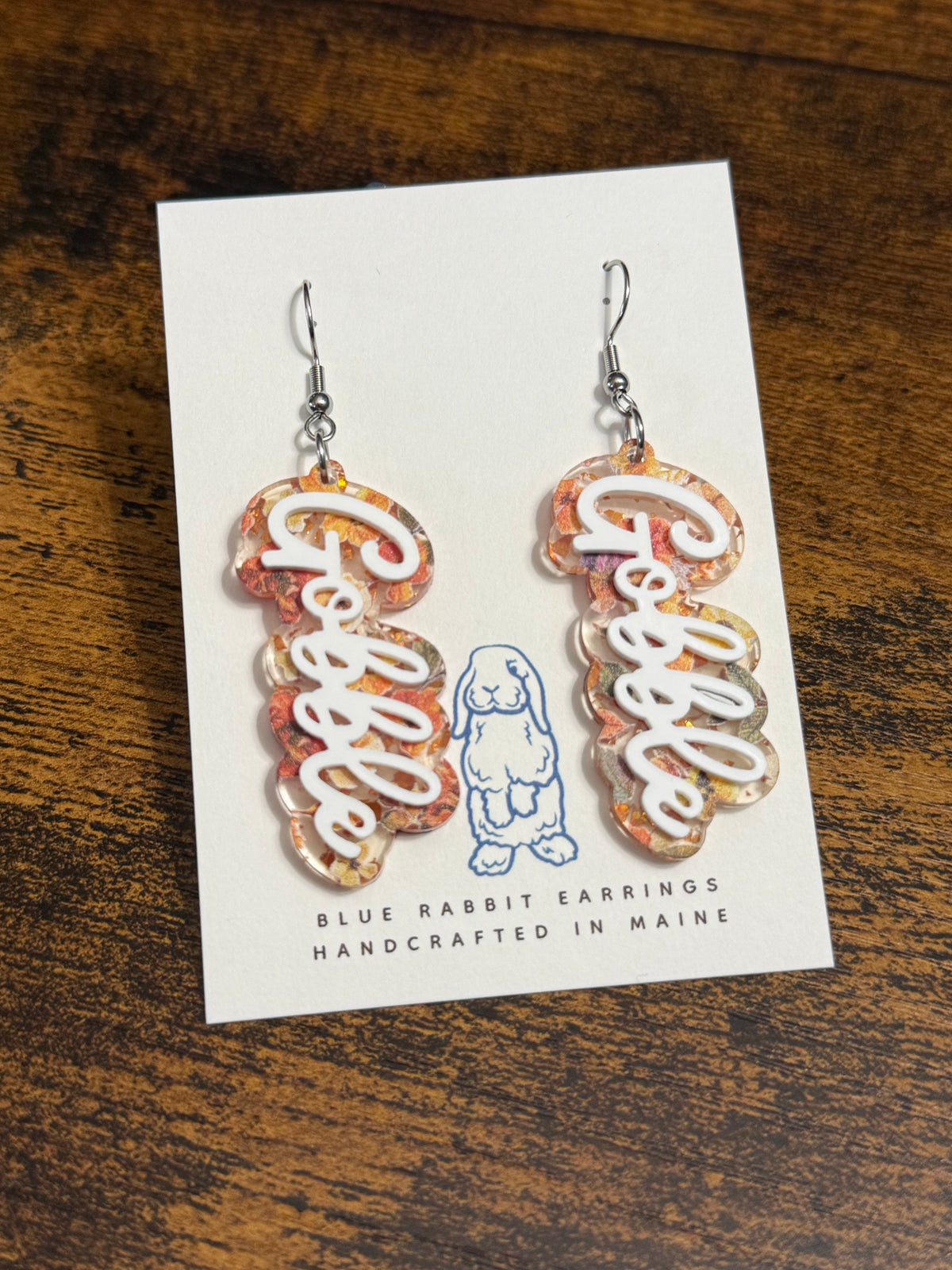 Acrylic Gobble Earrings