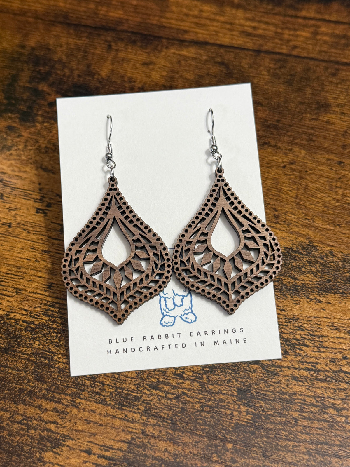 Walnut Boho Earrings