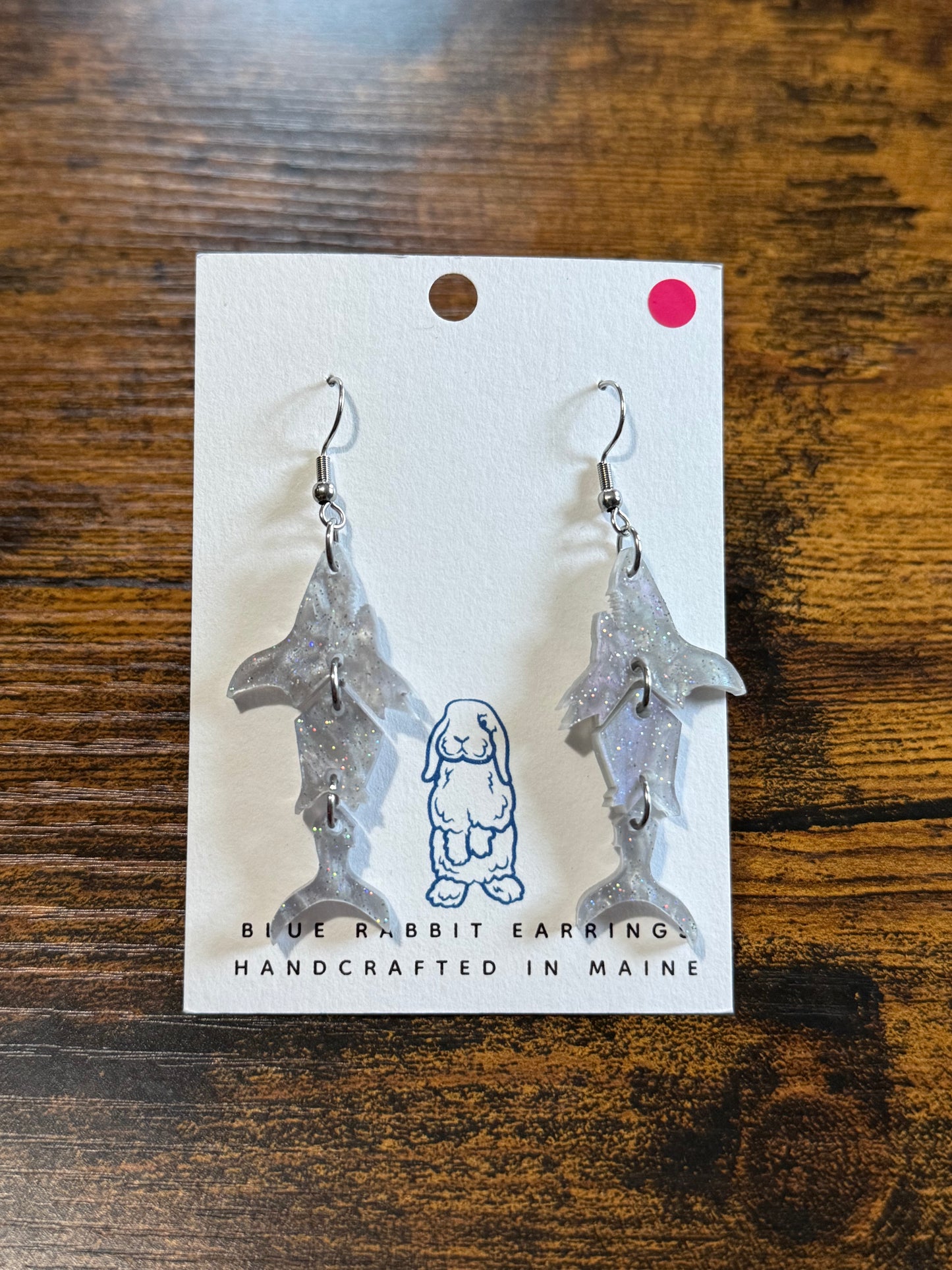 Acrylic Shark Earrings