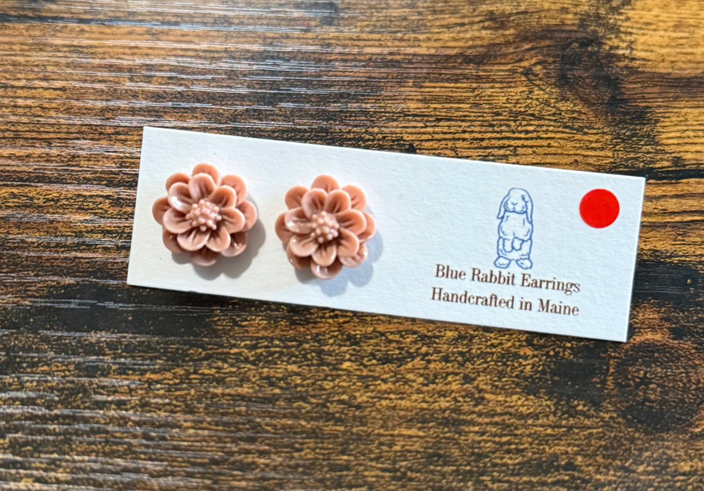 Resin Flower Studs