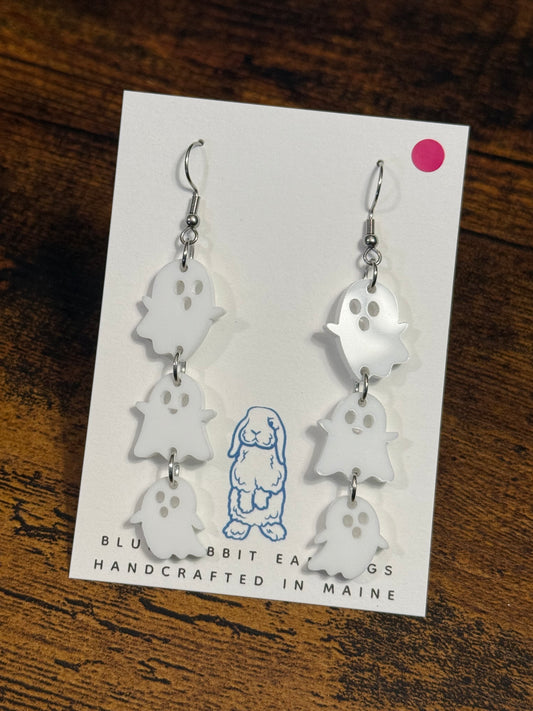 Acrylic Ghost Earrings