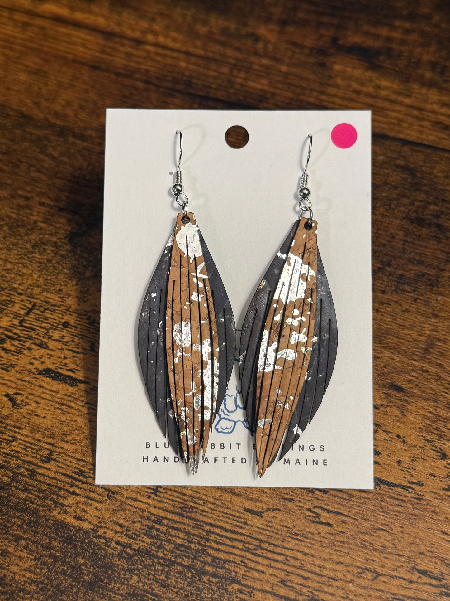Leather Fringe Earrings