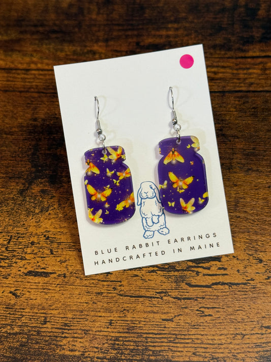 Acrylic Firefly Earrings
