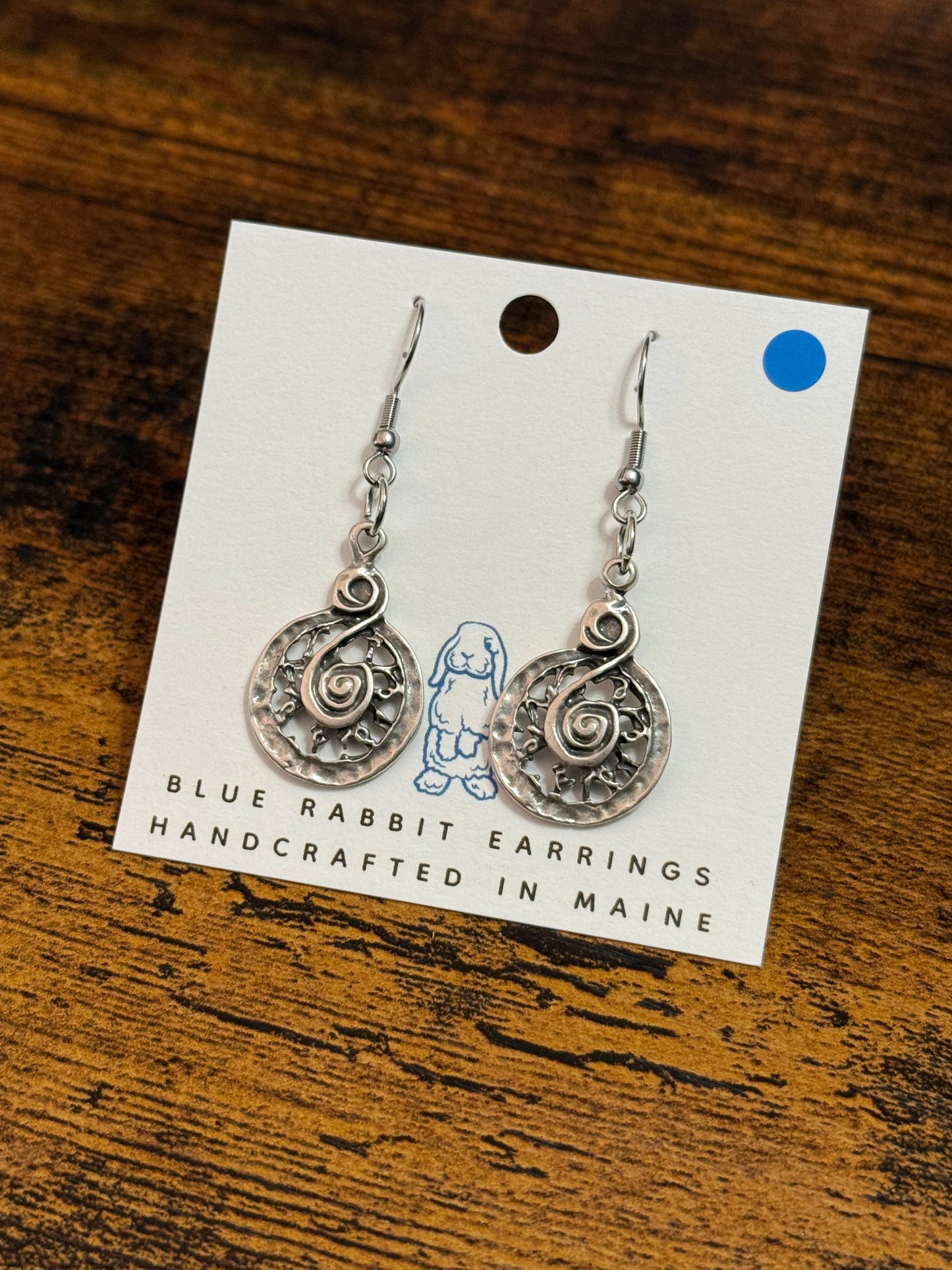 Antique Silver Charm Earrings