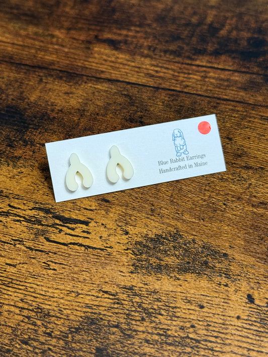 Acrylic Wishbone Studs