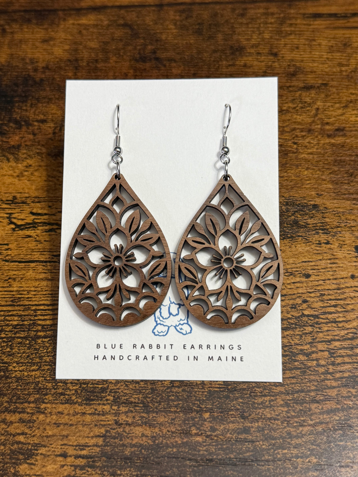 Walnut Flower Earrings