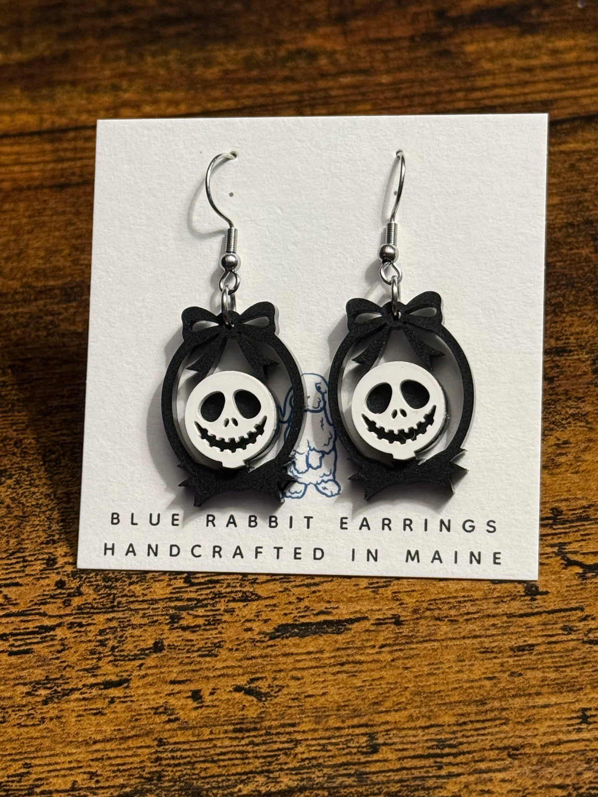 Acrylic Pumpkin King Earrings