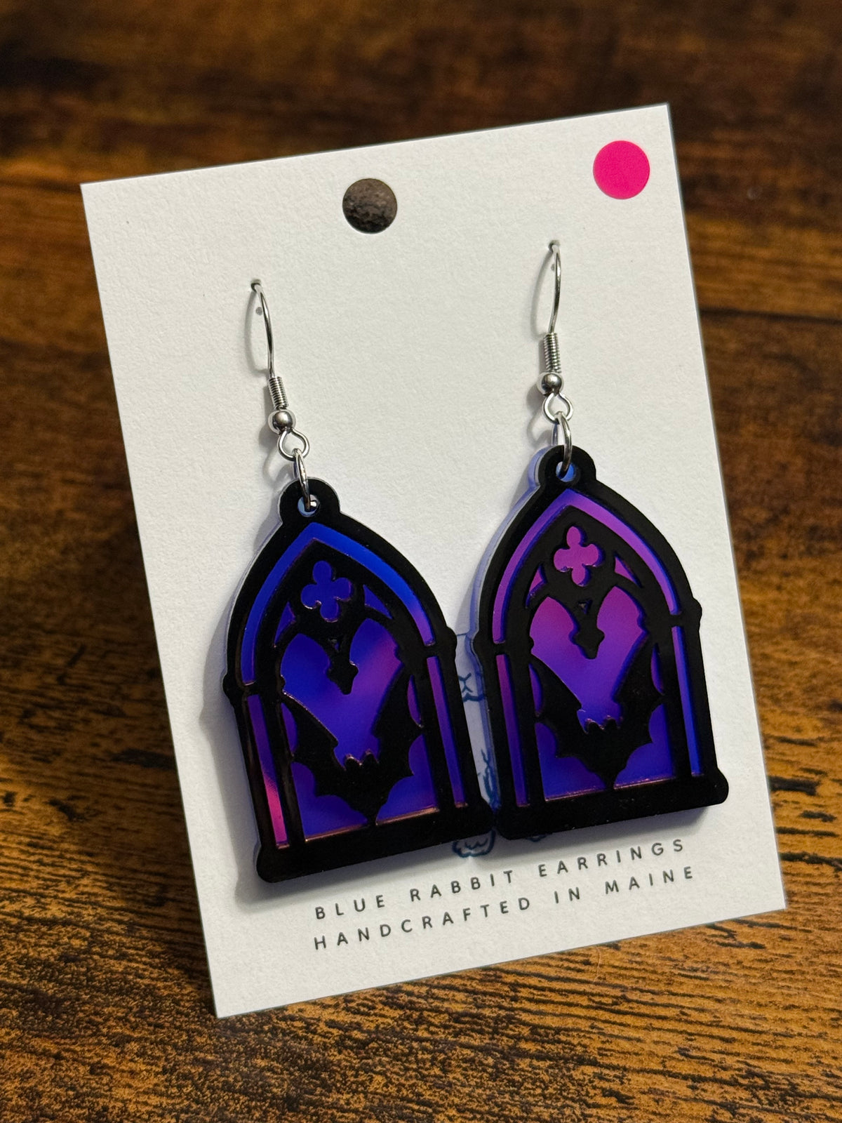 Acrylic Gothic Window Earrings