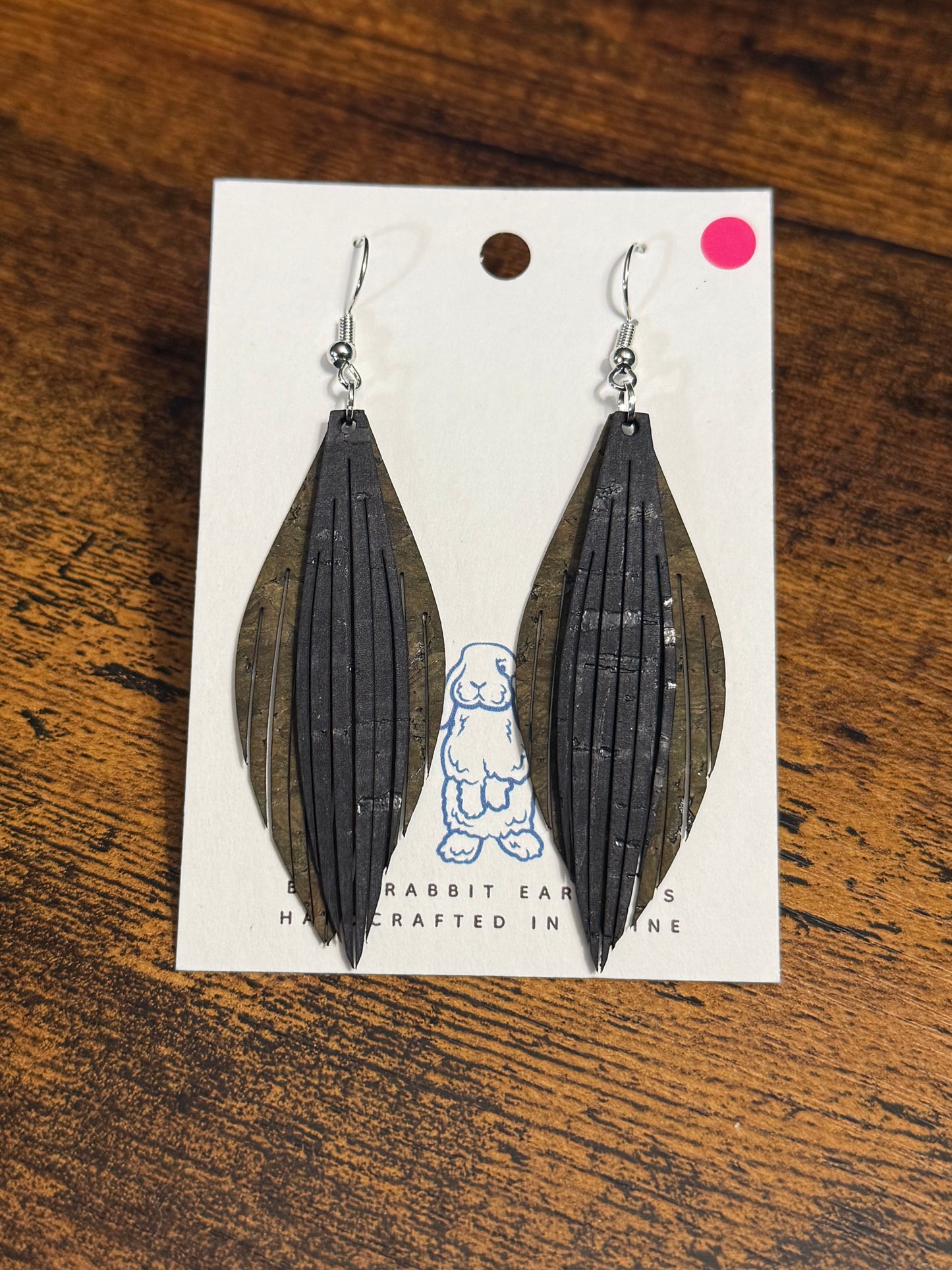 Leather Fringe Earrings