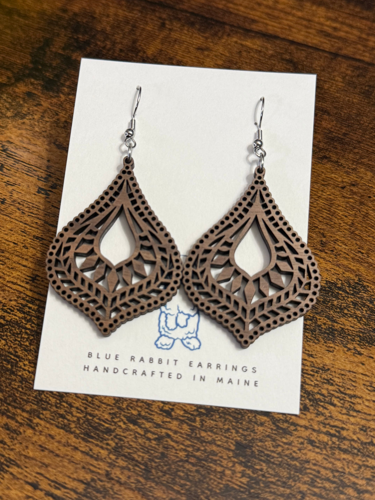 Walnut Boho Earrings