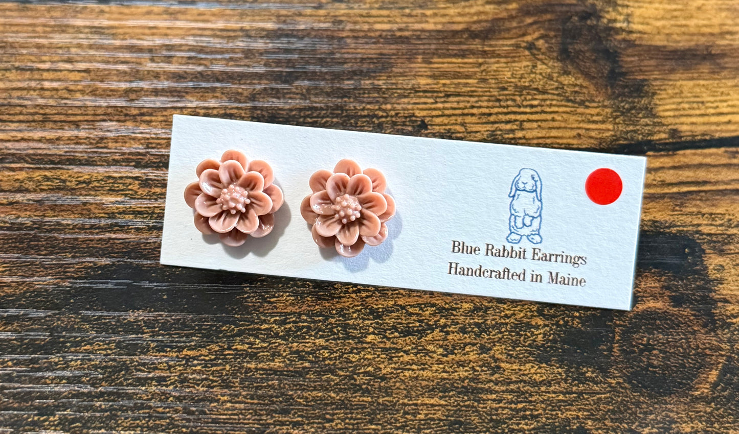 Resin Flower Studs