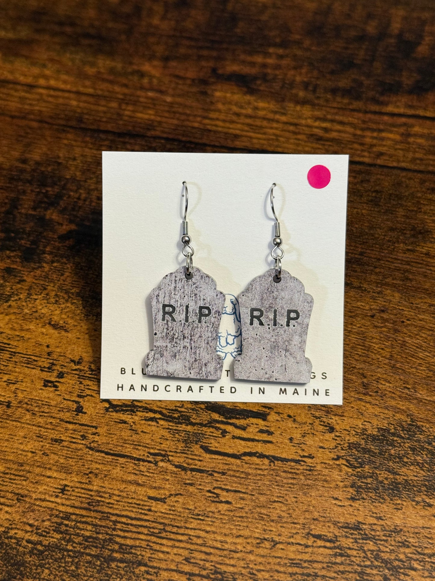 Acrylic Tombstone Earrings