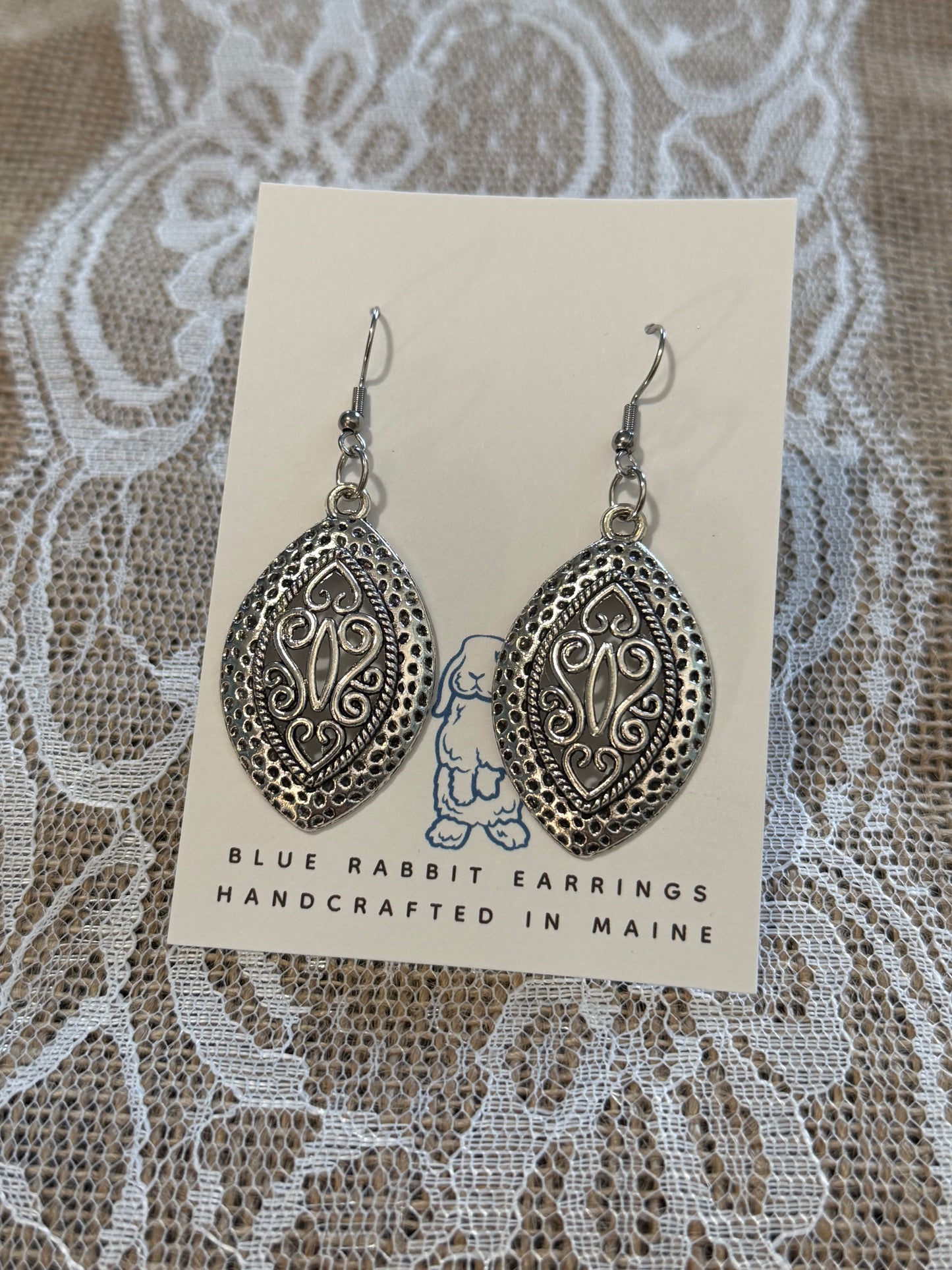 Antique Silver Earrings