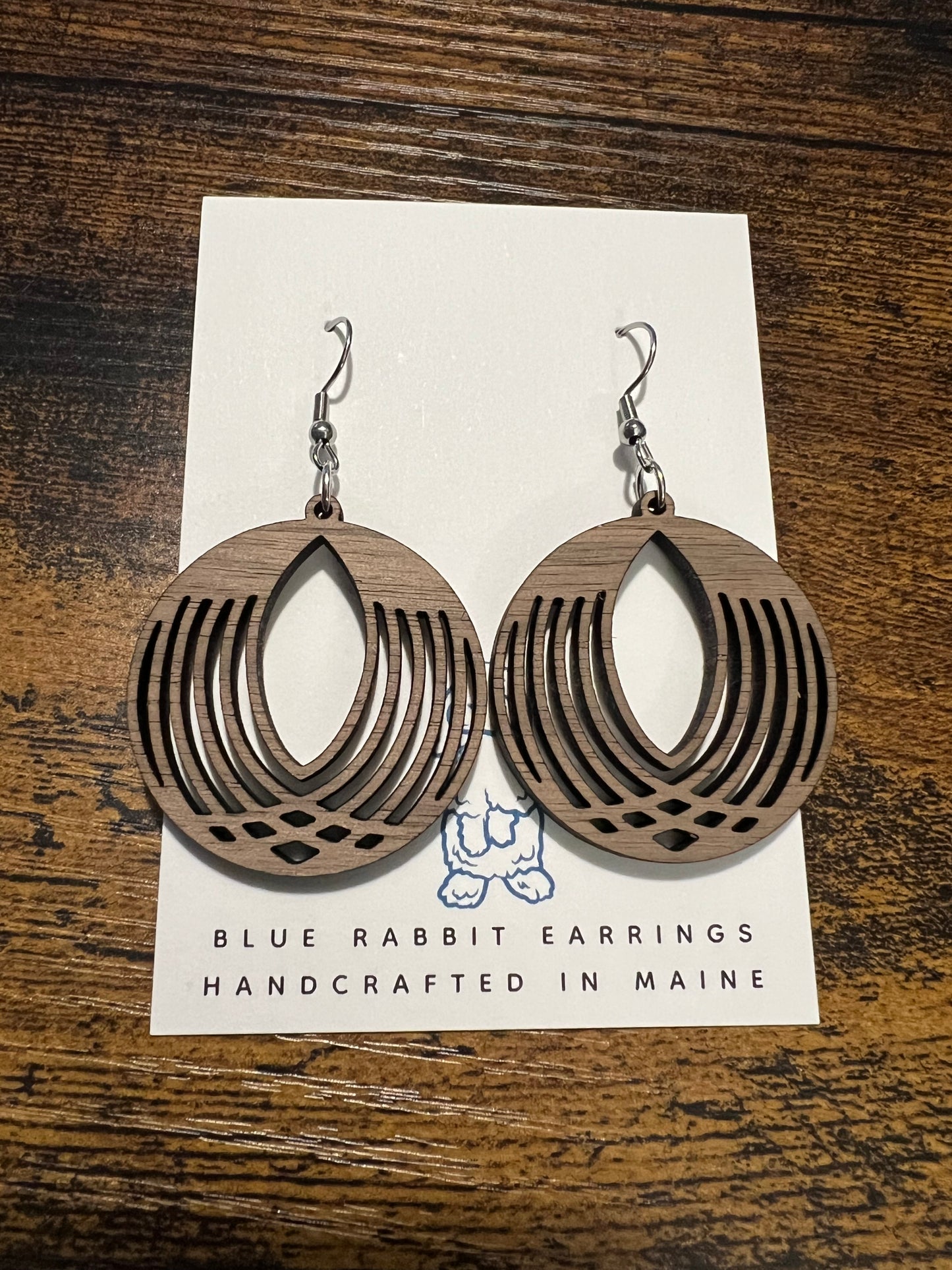 Walnut Earrings