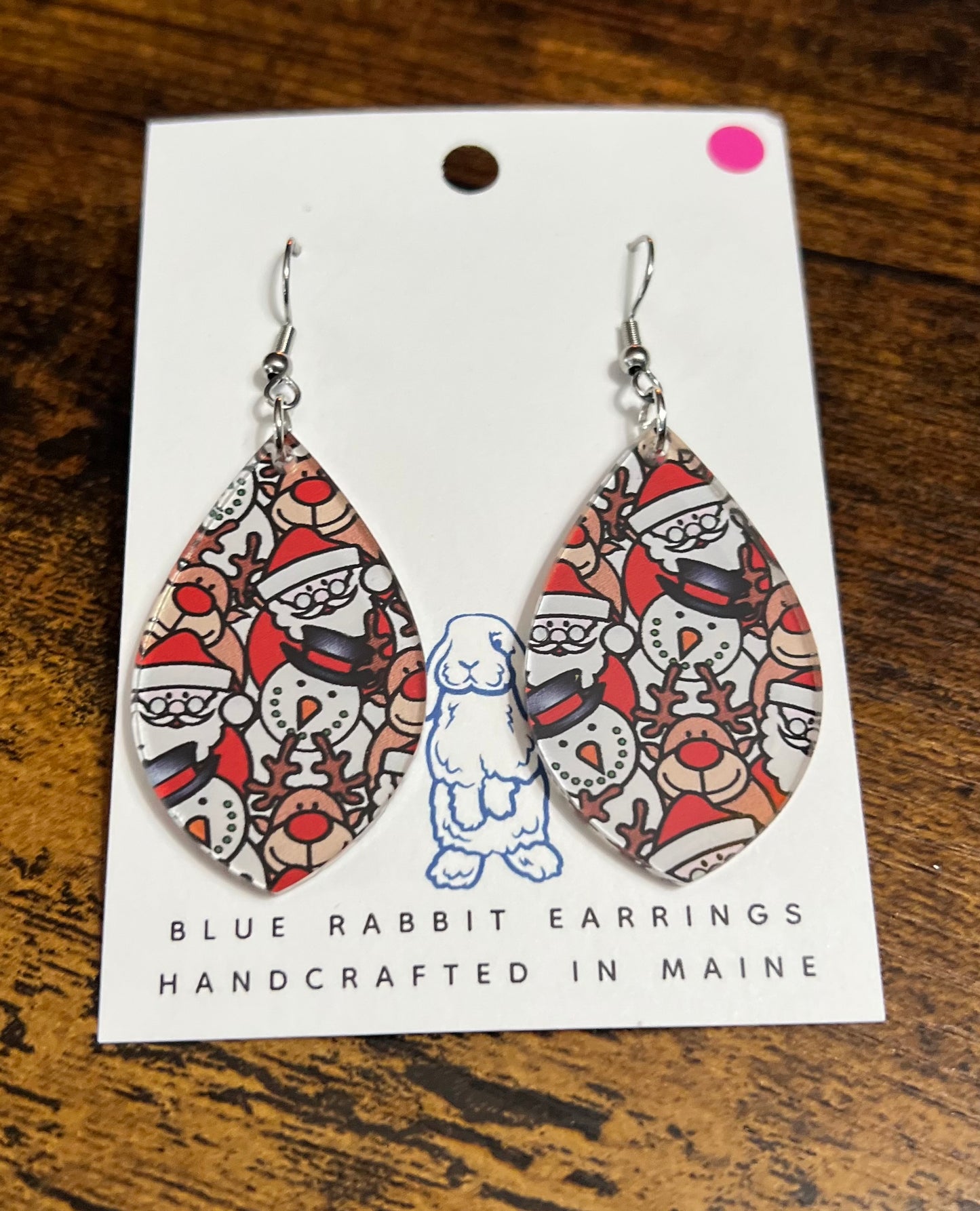 Acrylic Christmas Earrings