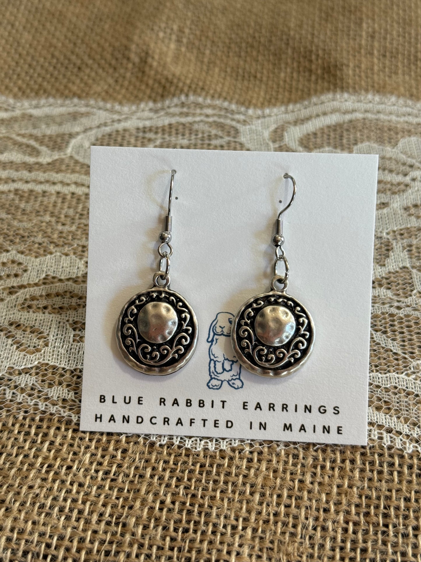 Antique Silver Earrings