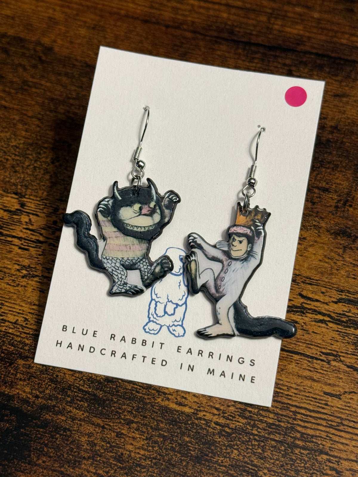 Acrylic Prince & Monster Earrings