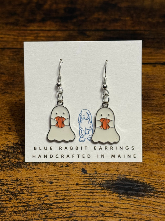Enamel Ghost Earrings