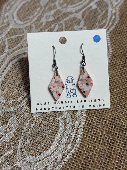 Acrylic Floral Earrings