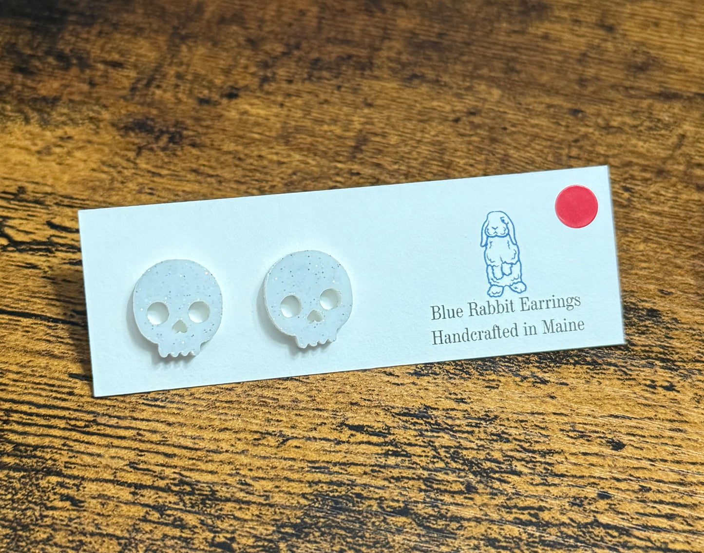 Acrylic Skull Studs