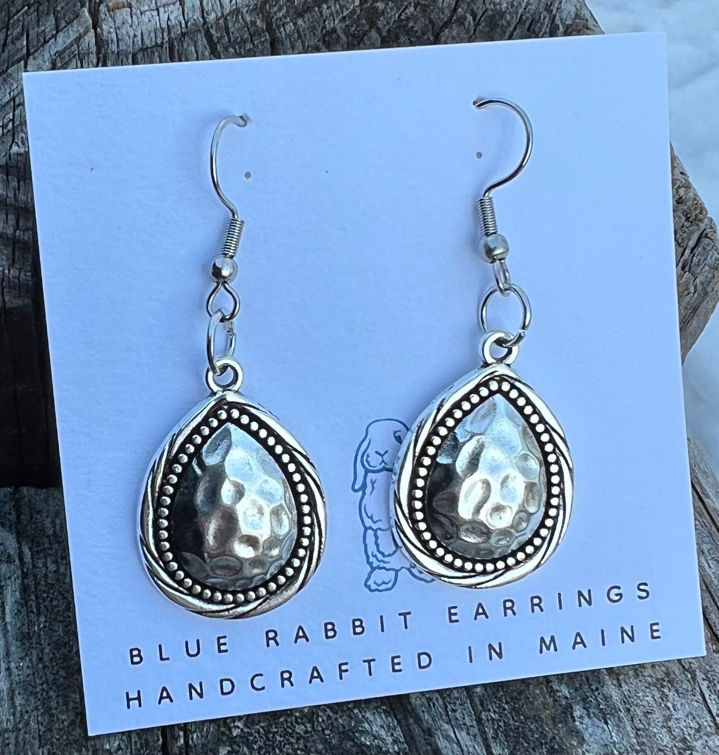 Silver Teardrop Earrings