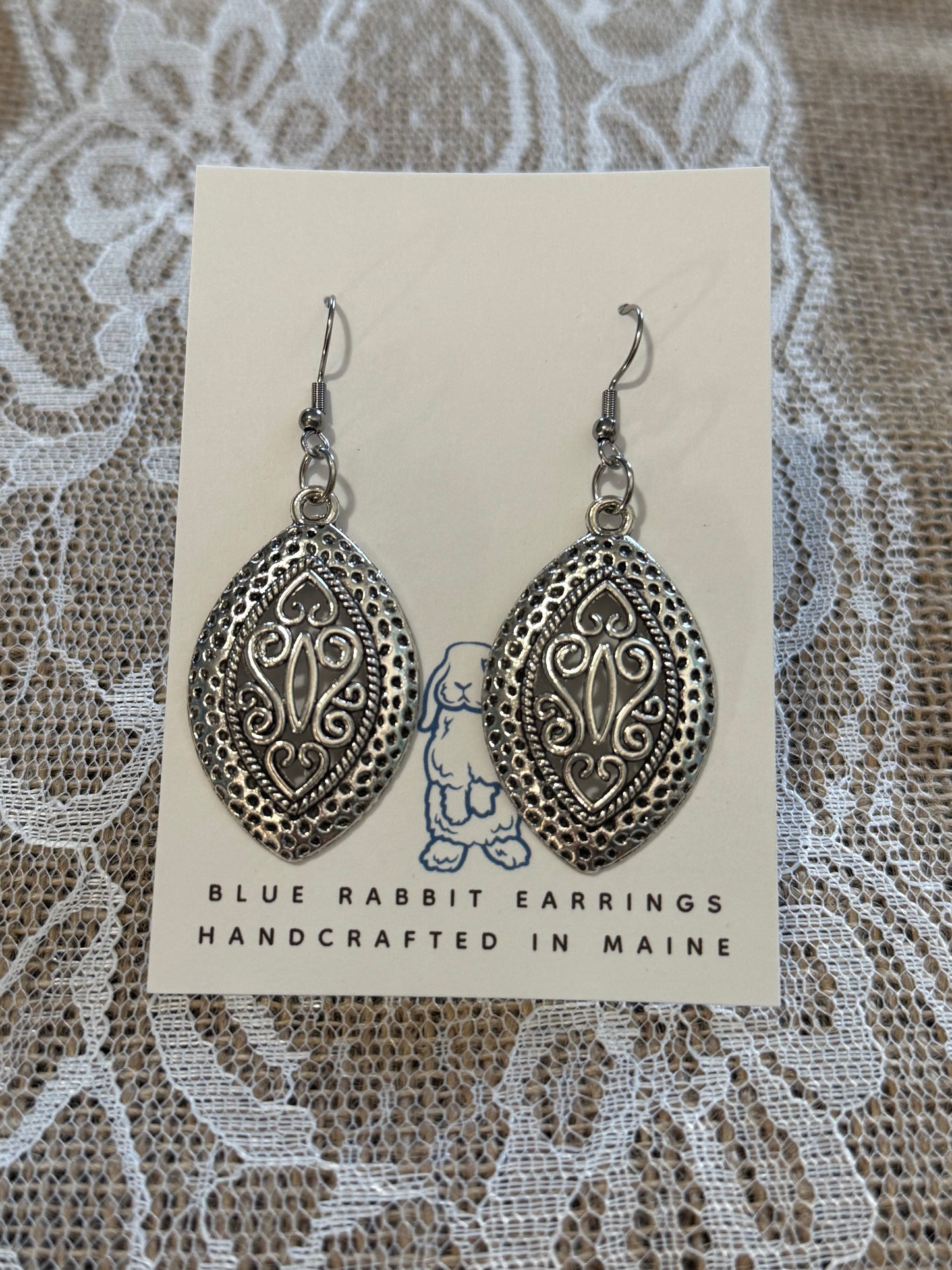 Antique Silver Earrings
